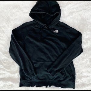 The North Face logo hooded sweatshirt